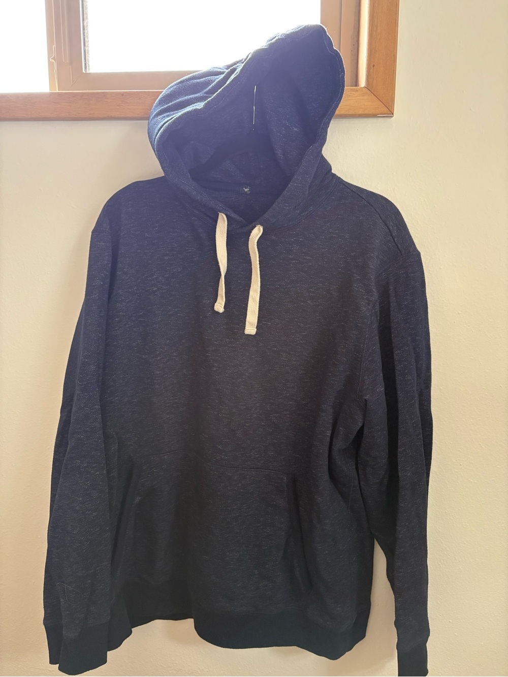 Members Mark Navy Pullover Hoodie with Contrast Drawstrings